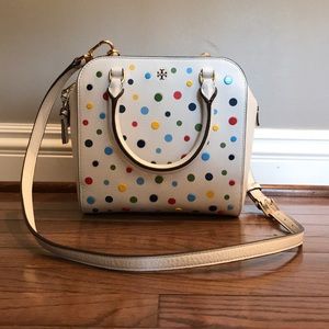 NWOT Tory Burch Robinson embellished mini-satchel